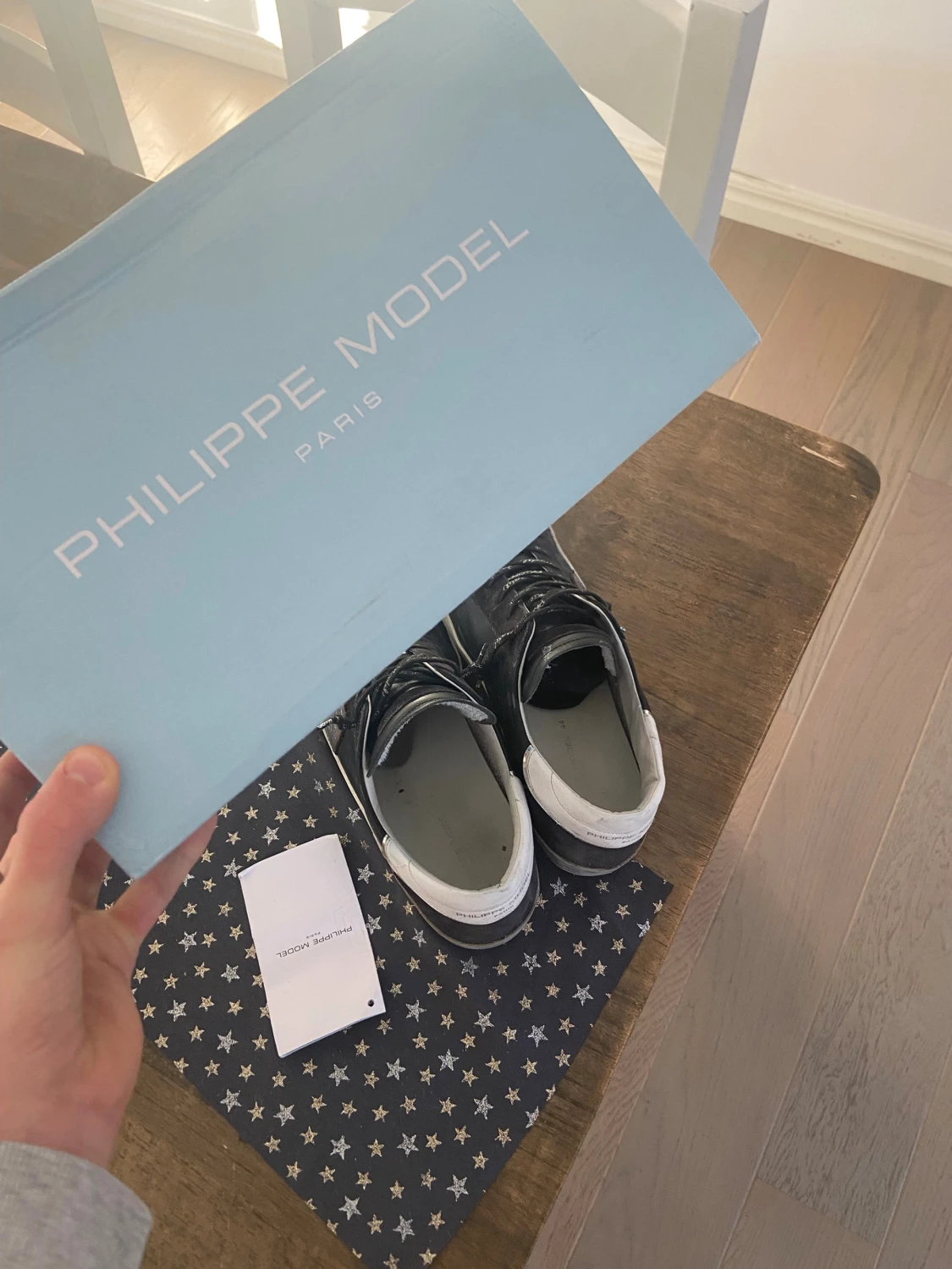 Svarta Philippe Model sneakers - 1