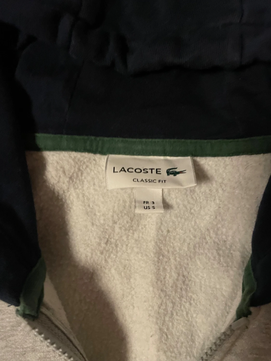 Färgglad hoodie från Lacoste med huva - 1