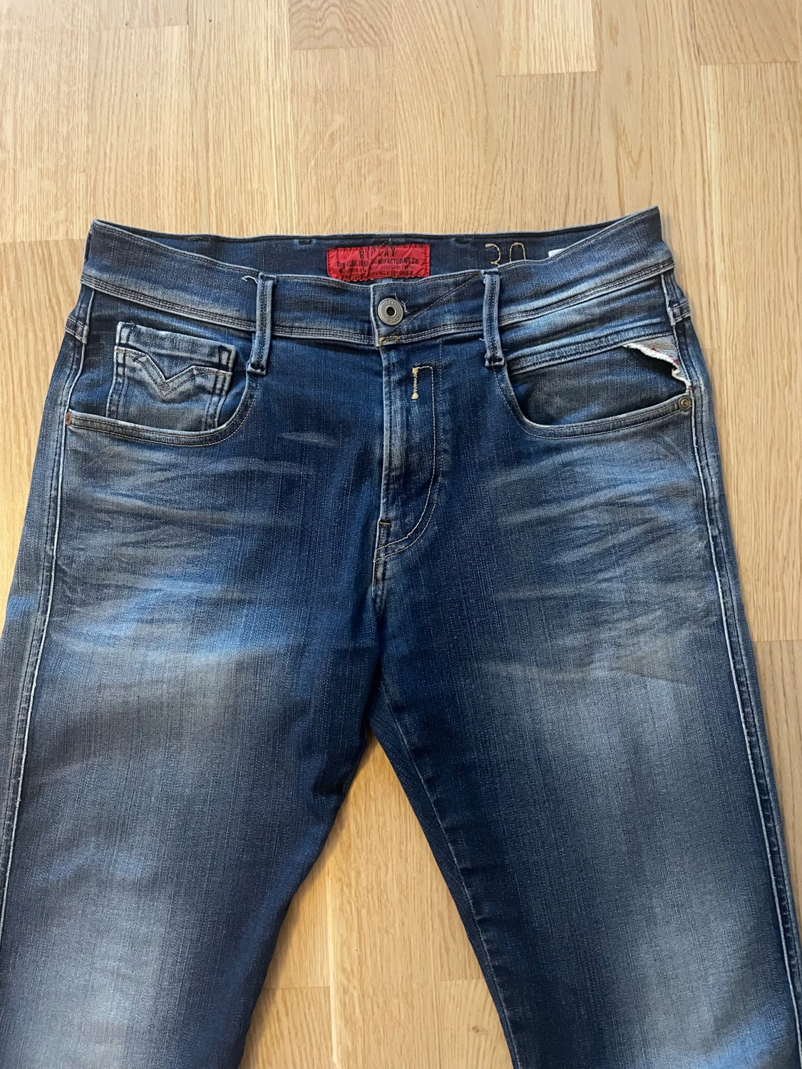 Blå Replay Anbass jeans W30 L30 - 1