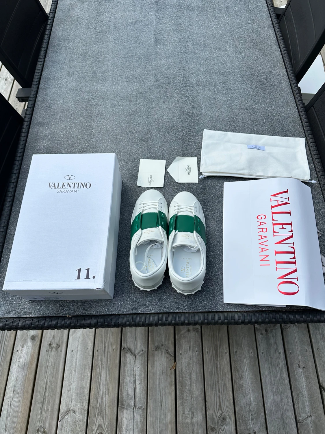 Valentino open grön - 4