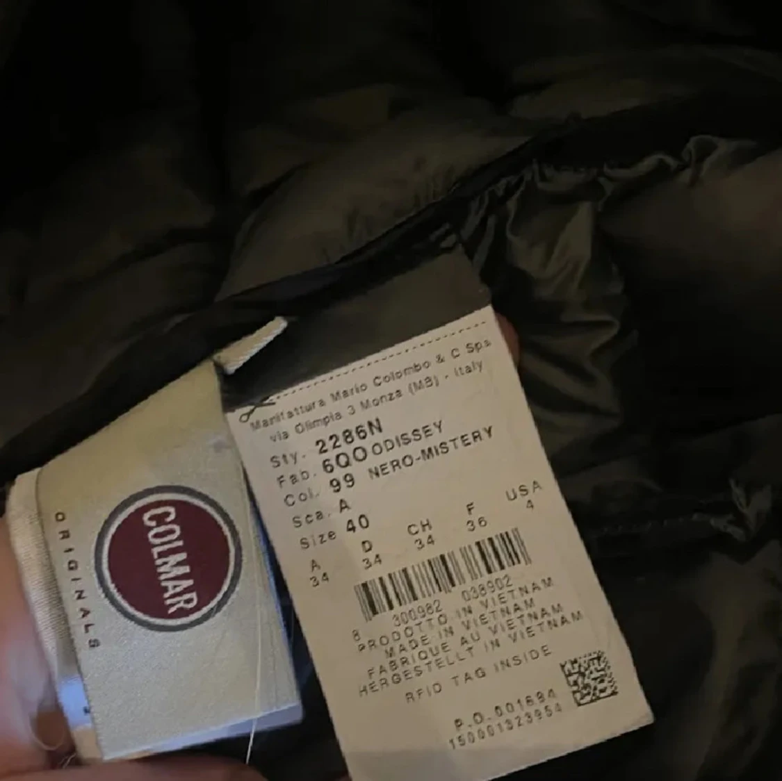 Svart colmar jacka  - 2