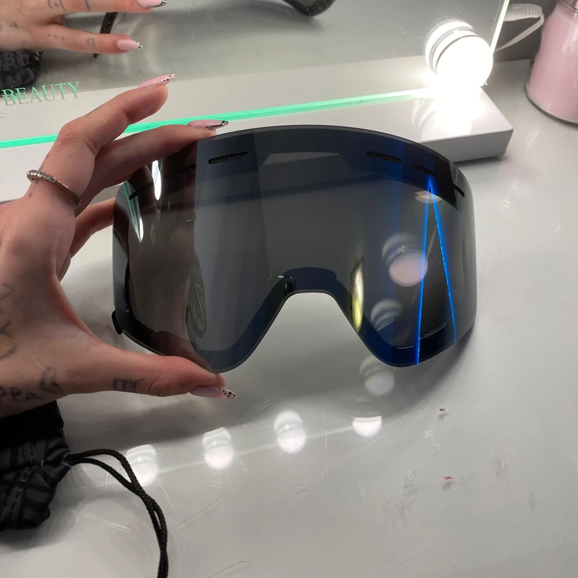 skidglas till glasögon  - 2