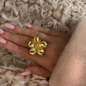 guld ring - fin ring från la fleur kollektionen från ioaku💕ringen har tappat färg på baksidan och något där fram