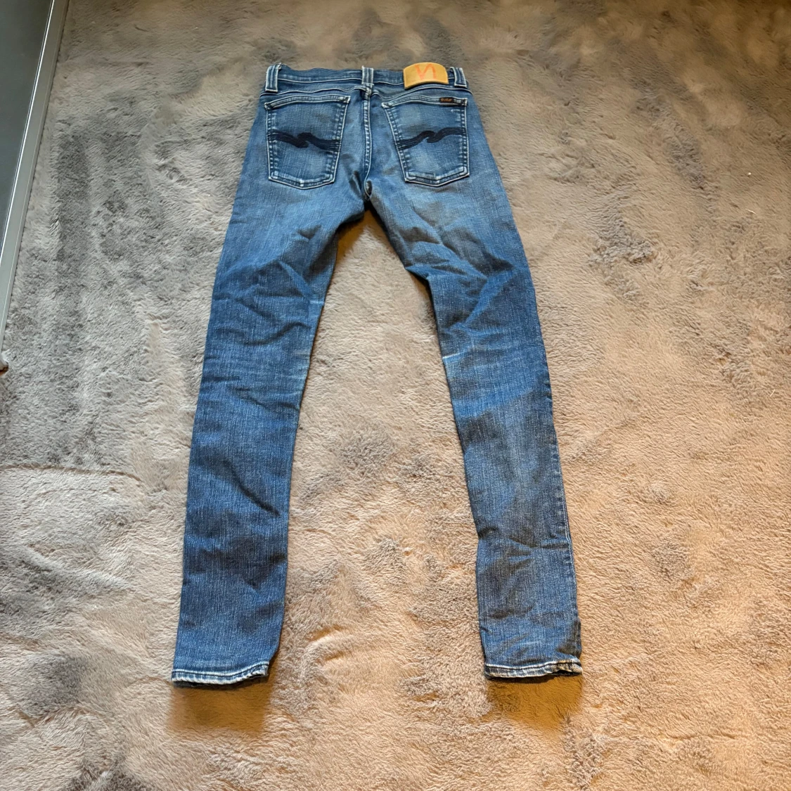 Blå Nudie Jeans Skinny Fit