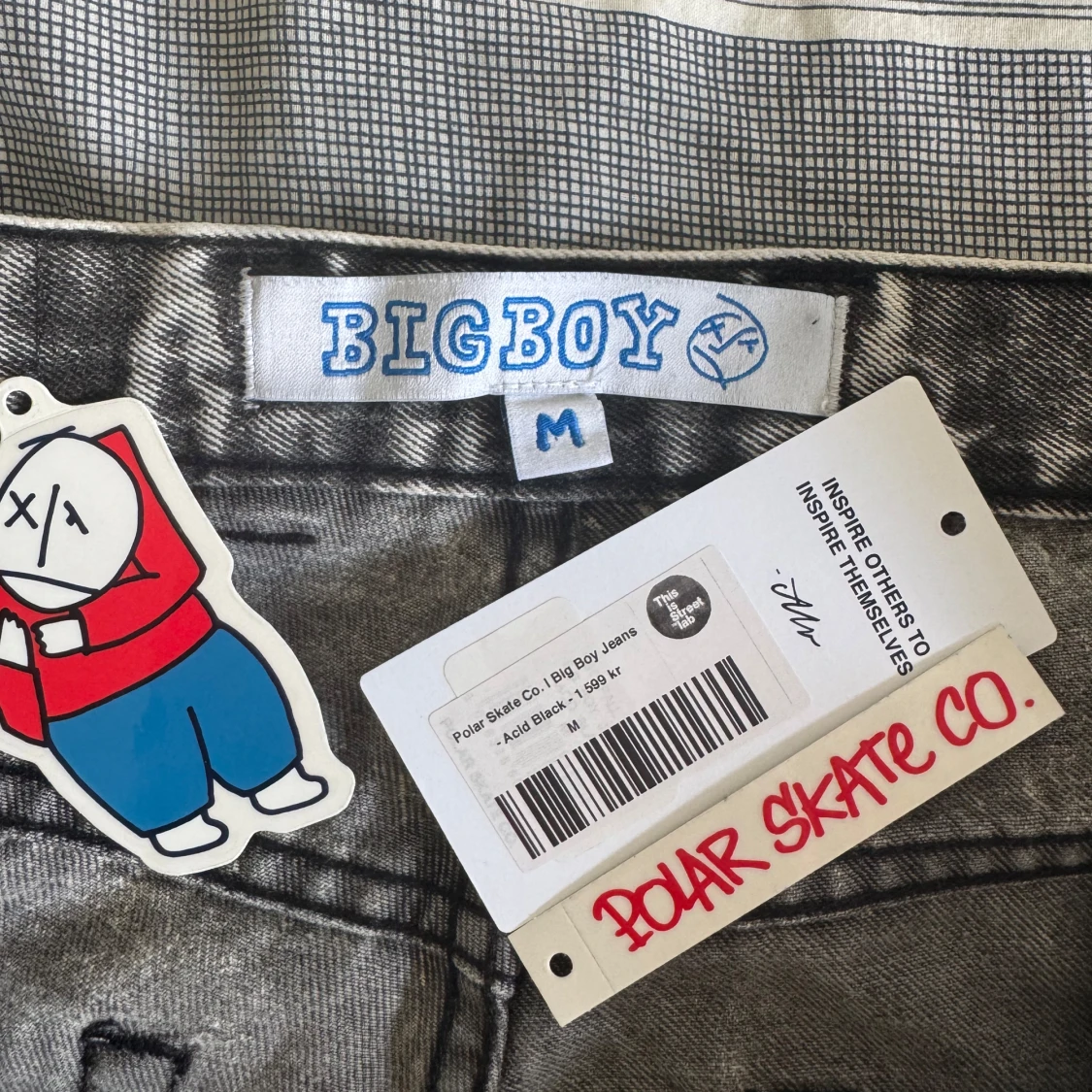 Polar Skate Co Big Boy Acid Black Jeans - 2