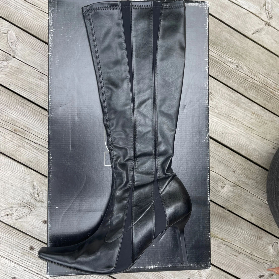 Svarta höga stövlar från Bianco - 1