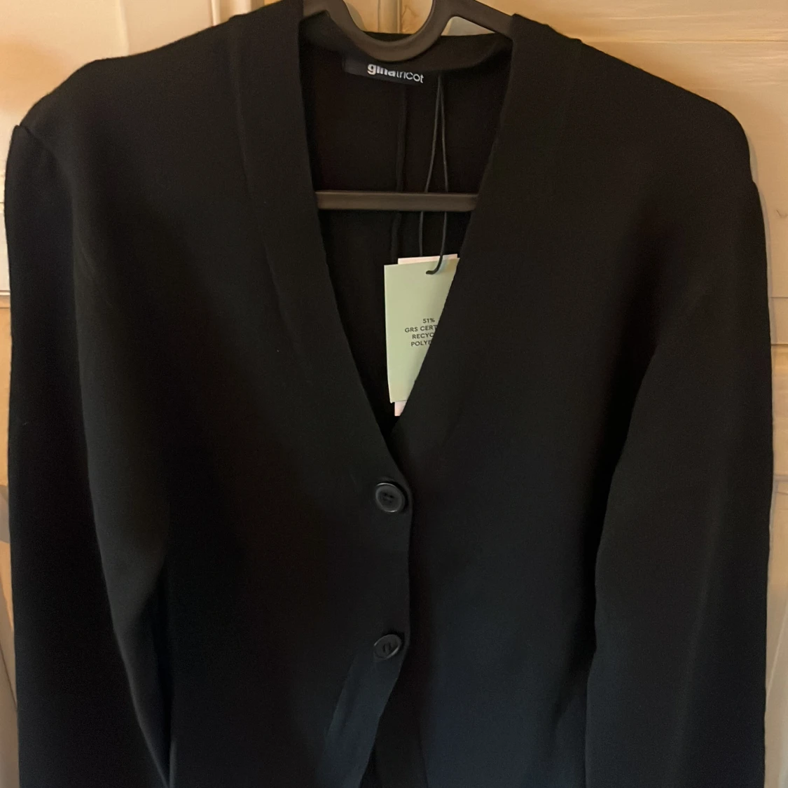 Svart kofta från Gina Tricot, S - 1