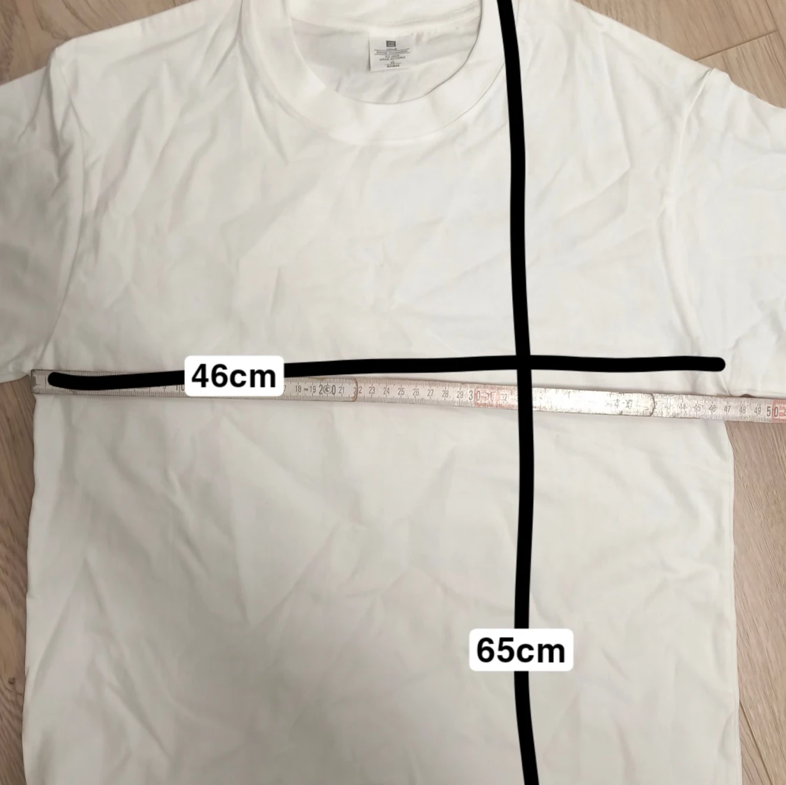 Vit t-shirt Porsche tryck S - 3