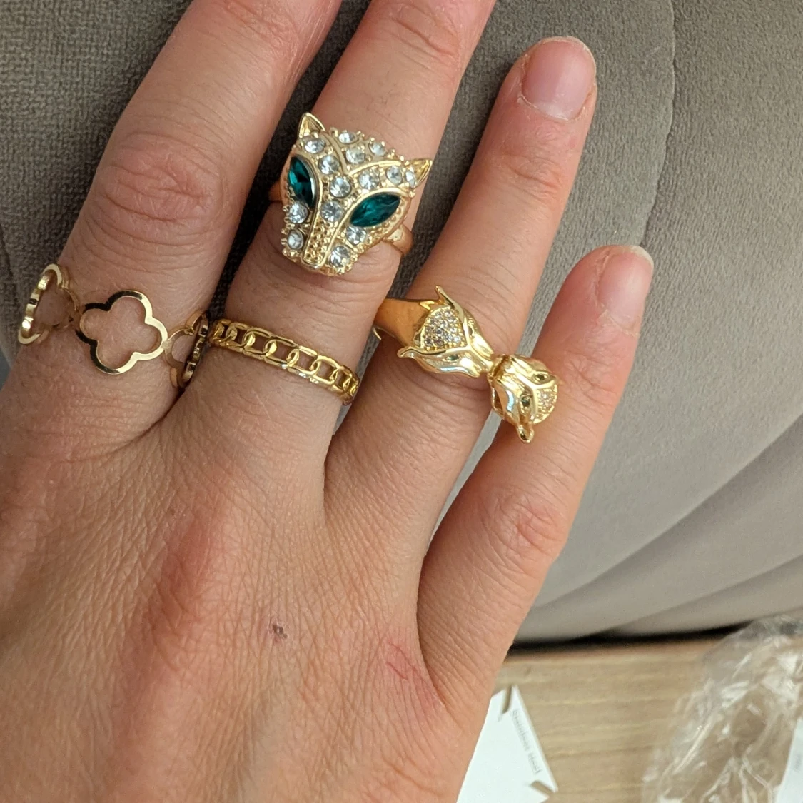 4 st justerbara ringa - 1