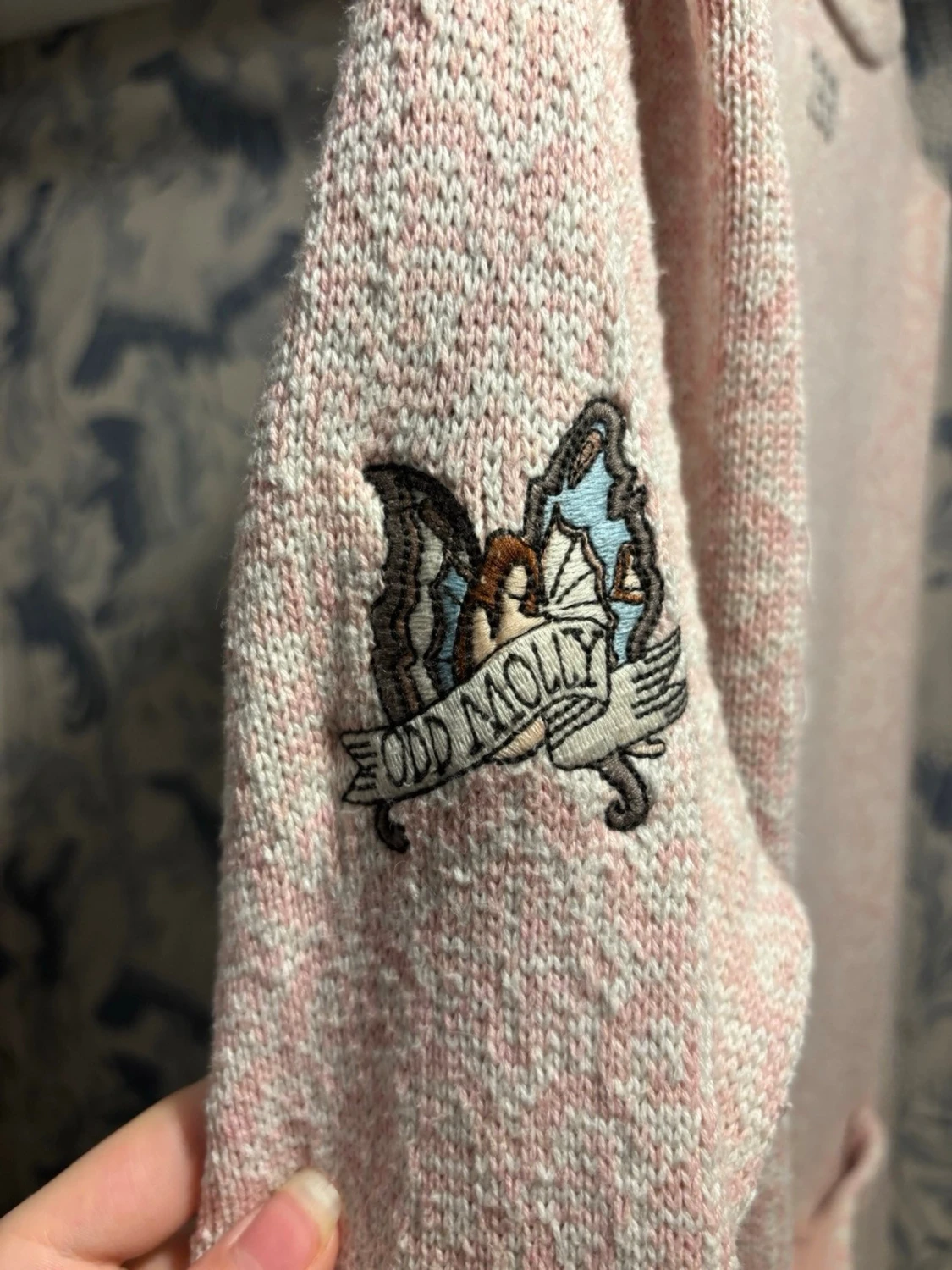 Ljusrosa kofta från Odd Molly - 1