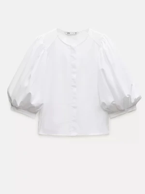 Vit blus från Zara! - Oanvänd blus från Zara!