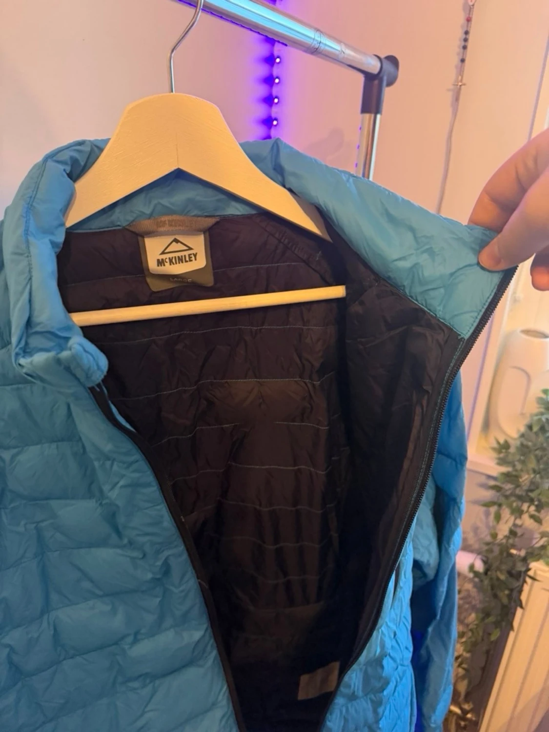 Ljusblå McKinley pufferjacka - 2
