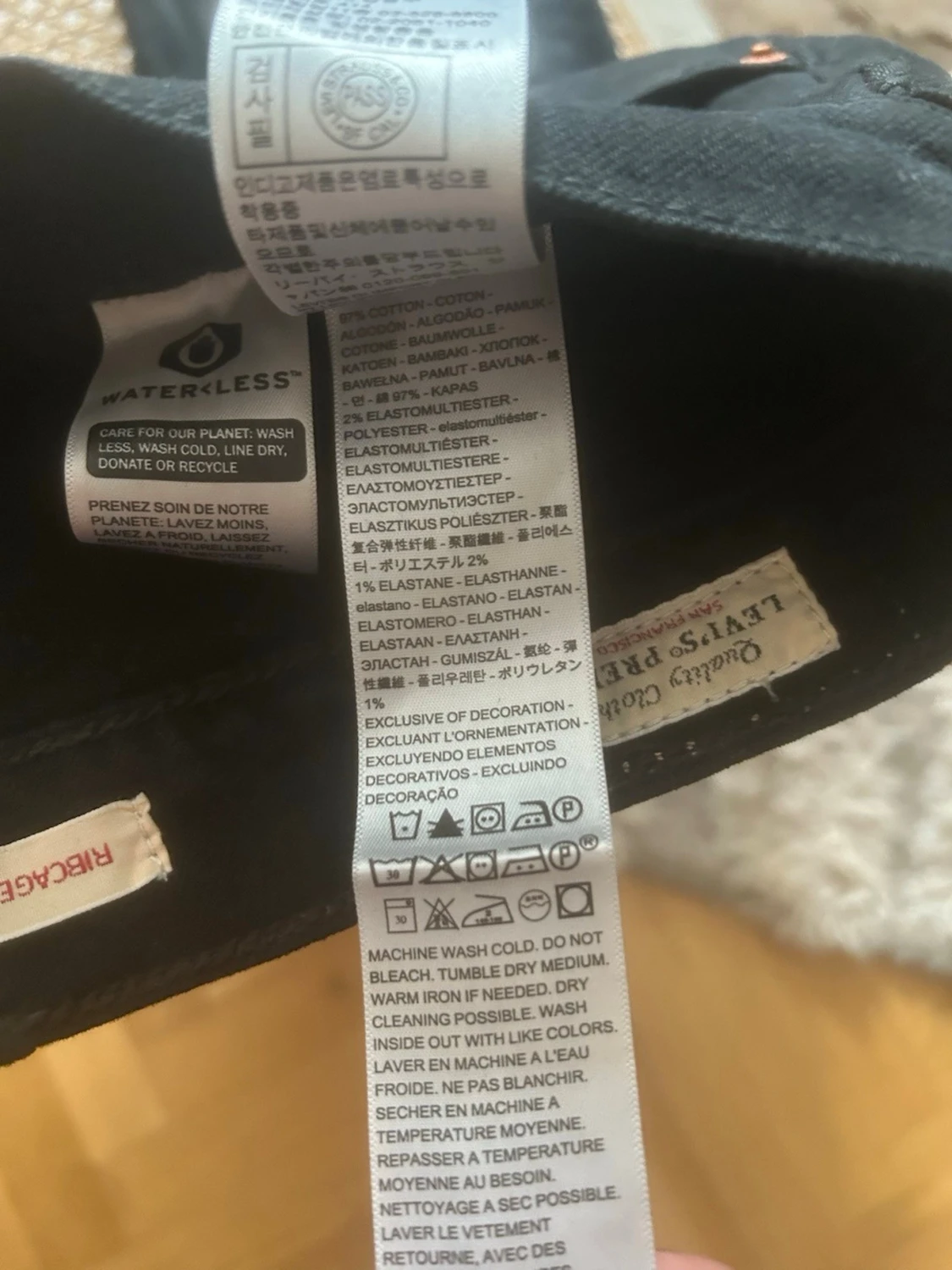 Levi's Ribcage Straight Ankle jeans svart - 3