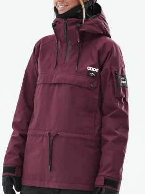 Slutsåld snowboardjacka från Dope - Slutsåld Annok W, Snowboardjacka Dam Don Burgundy. Sportig vinröd jacka från Dope med huva, dragkedja framtill och flera smarta fickor. Perfekt för utomhusaktiviteter och träning.