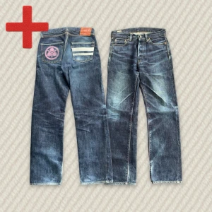 Limited Edition Momotaro GTB Selvedge Jeans  - Custom Order Momotaro Selvedge Jeans. Extremely rare and in great condition. Size 29 on the tag. Straight fit, see meassurements below!  Measurements: Waist – 39 cm, Rise – 25 cm, Thigh – 28.5 cm, Inseam – 78 cm, Length – 102 cm, Leg opening – 19.5 cm