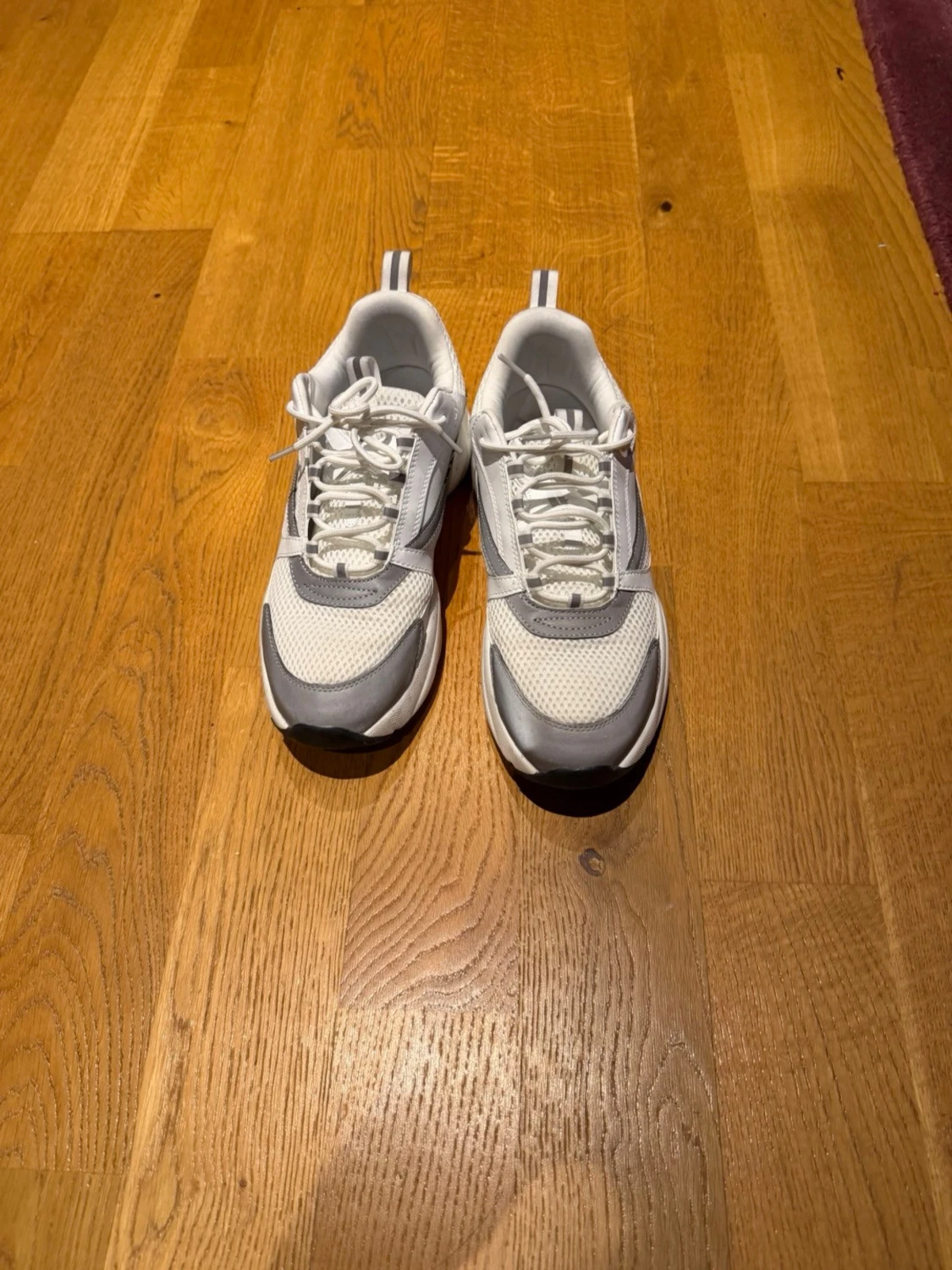 Vita och grå chunky sneakers - 2