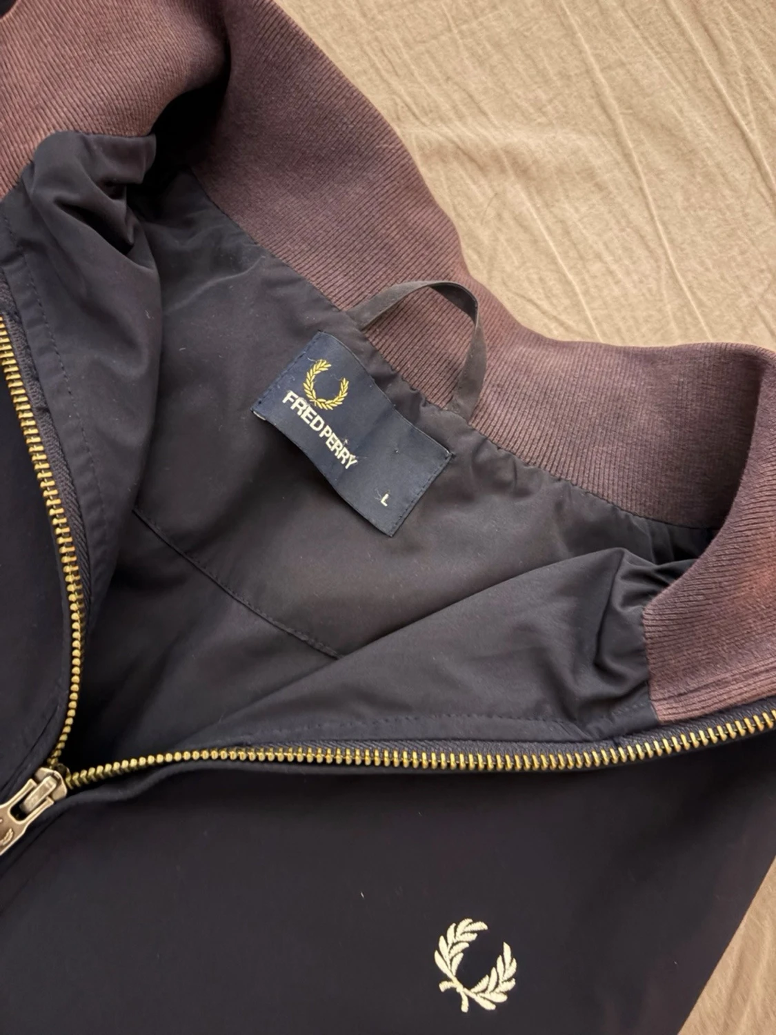 Svart vindjacka från Fred Perry - 1