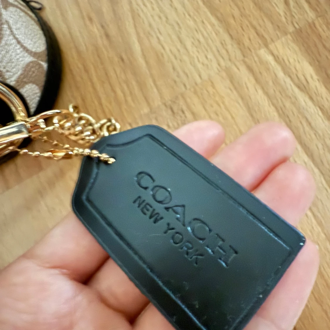 Coach oval handväska med kedja - 2