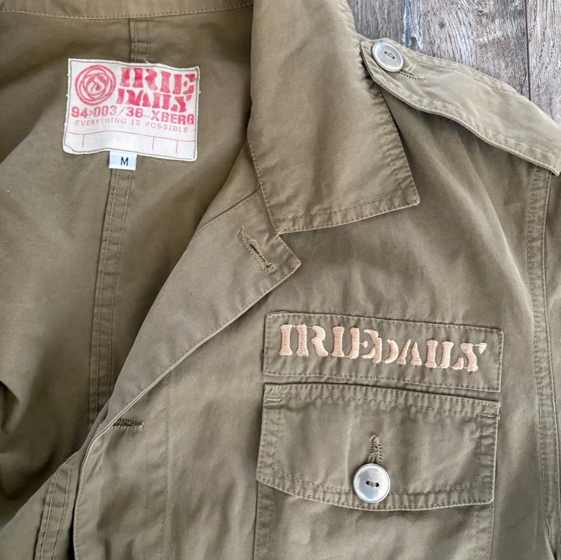 005 khakigrön overshirt  - 4