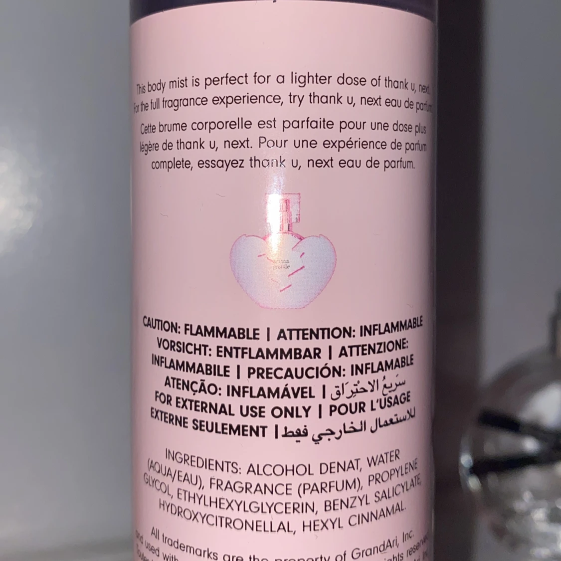 Ariana Grande Thank U Next mist - 2