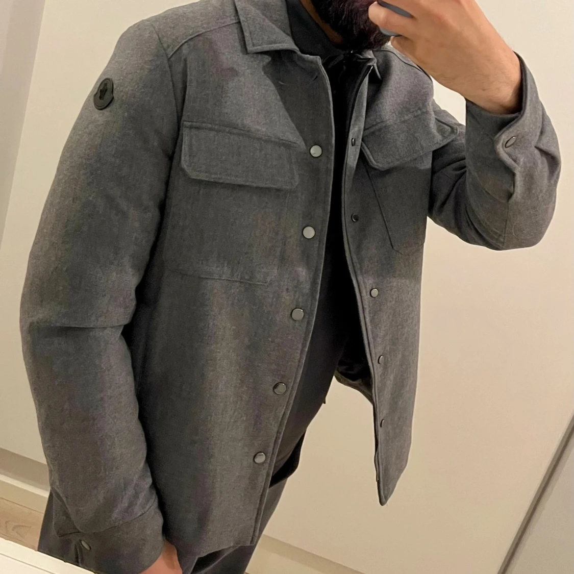 Moncler Larribet Cashmere Down Jacket / STRL 2