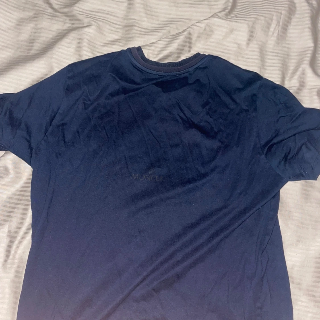 Mörkblå Moncler t-shirt i bomull - 1