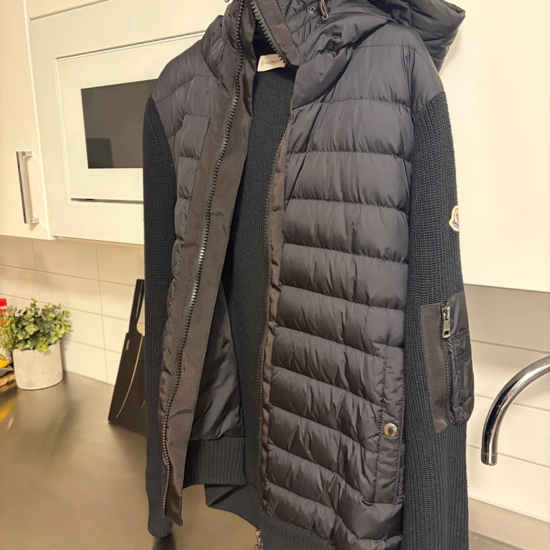 Svart Moncler cardigan 
