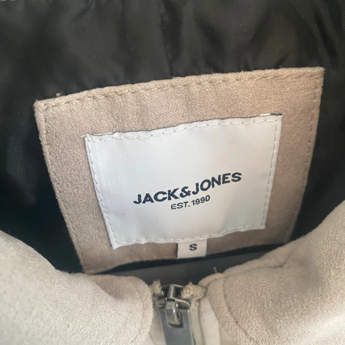 Beige mockajacka Jack & Jones S - 2