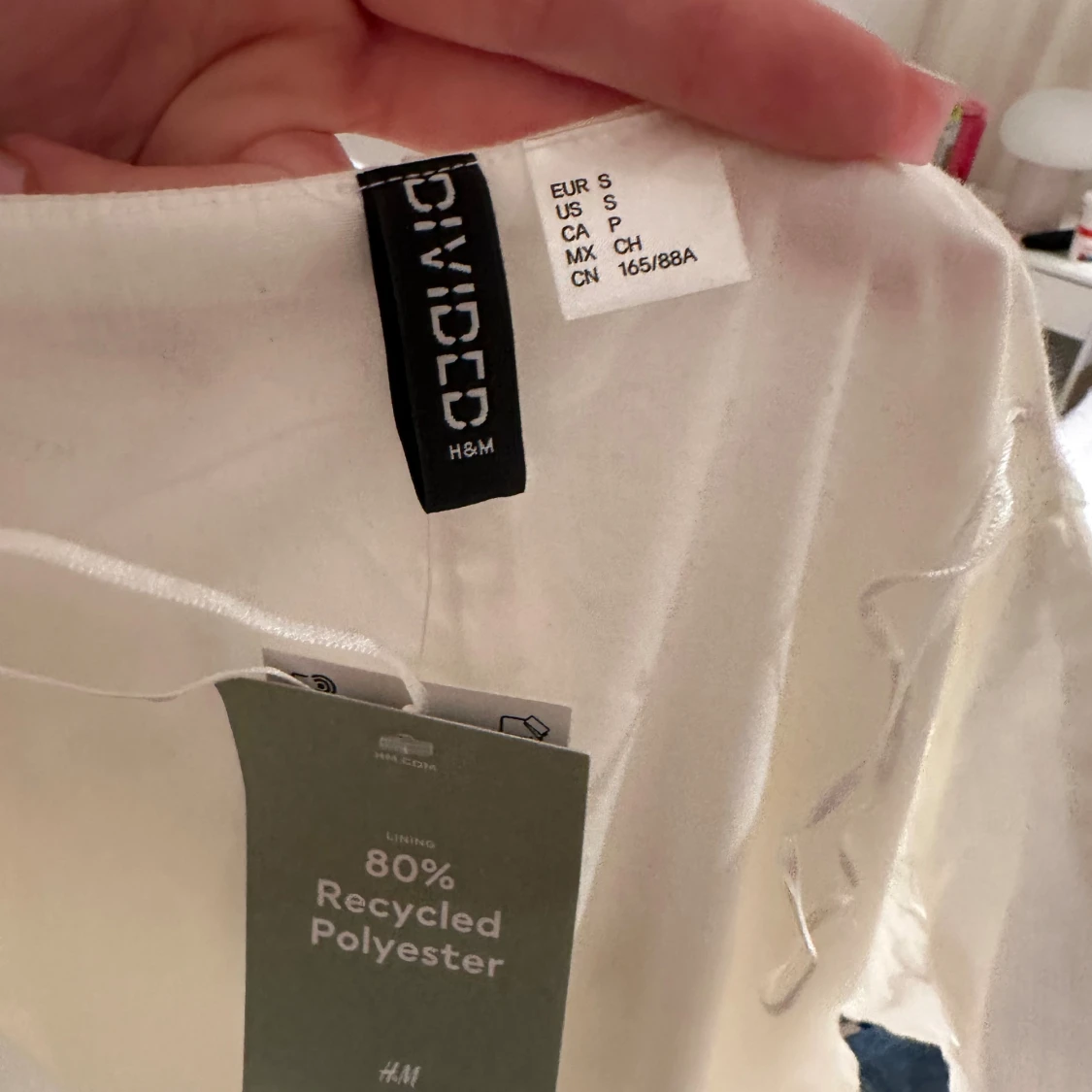 Vit sommarklänning från H&M Divided - 1