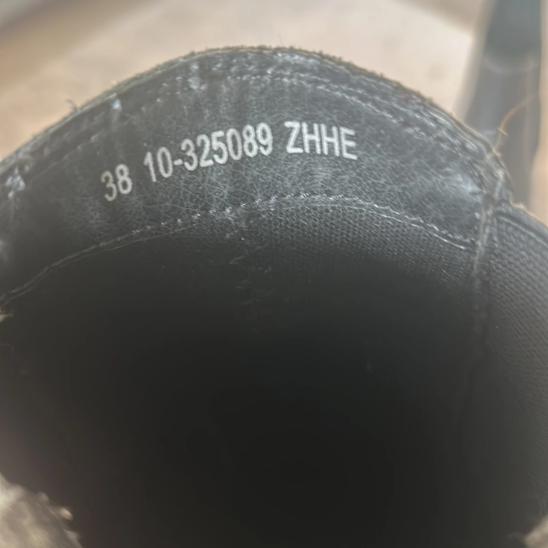 Svarta chelsea boots i skinn, storlek 38 - 2