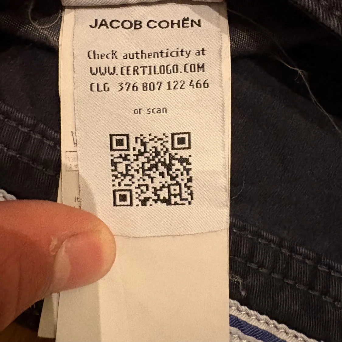 Jacob Cohën Nick Slim blå byxor - 3