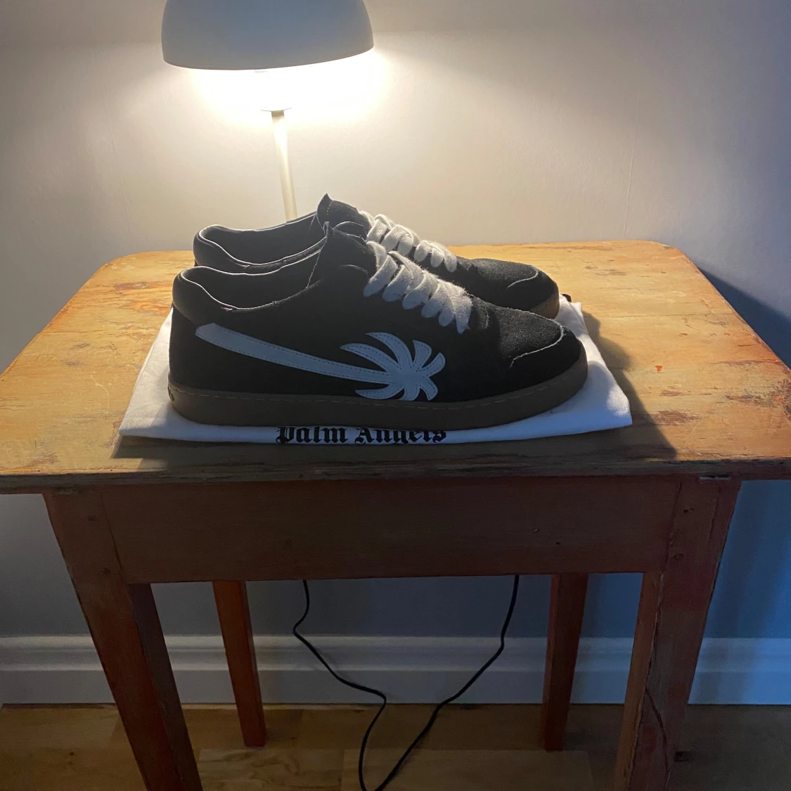 Palm Angels svarta sneakers med palm