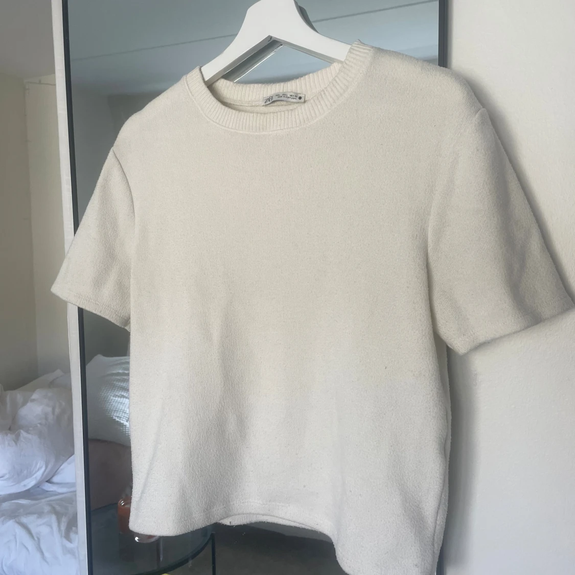  stickad t-shirt från zara - 1
