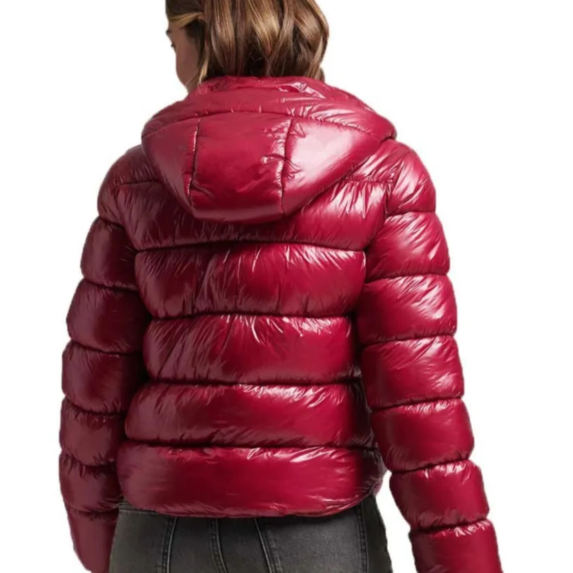 Röd pufferjacka från superdry - 2