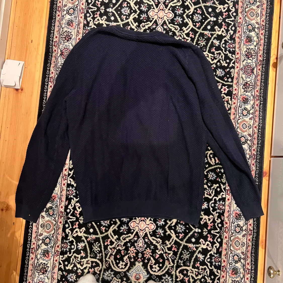 Mörkblå stickad tröja Massimo Dutti XL - 2