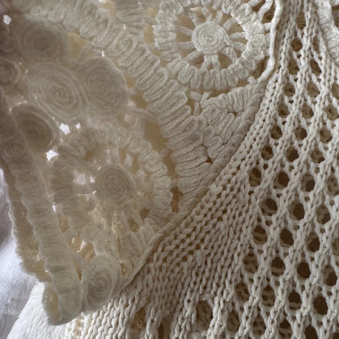 Vit spetsblus från H&M XS - 2