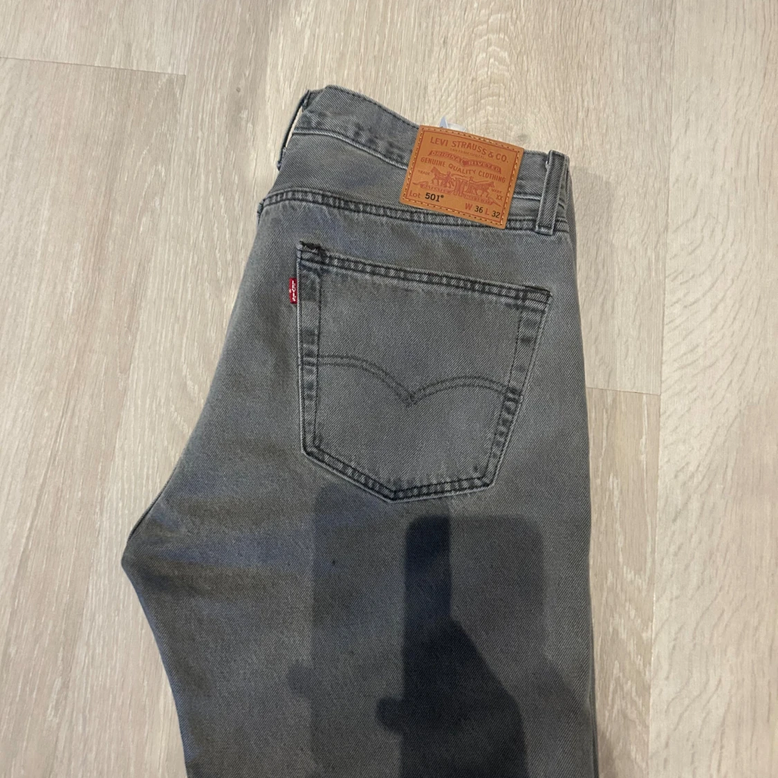 Grå Levi's 501 jeans straight fit - 4