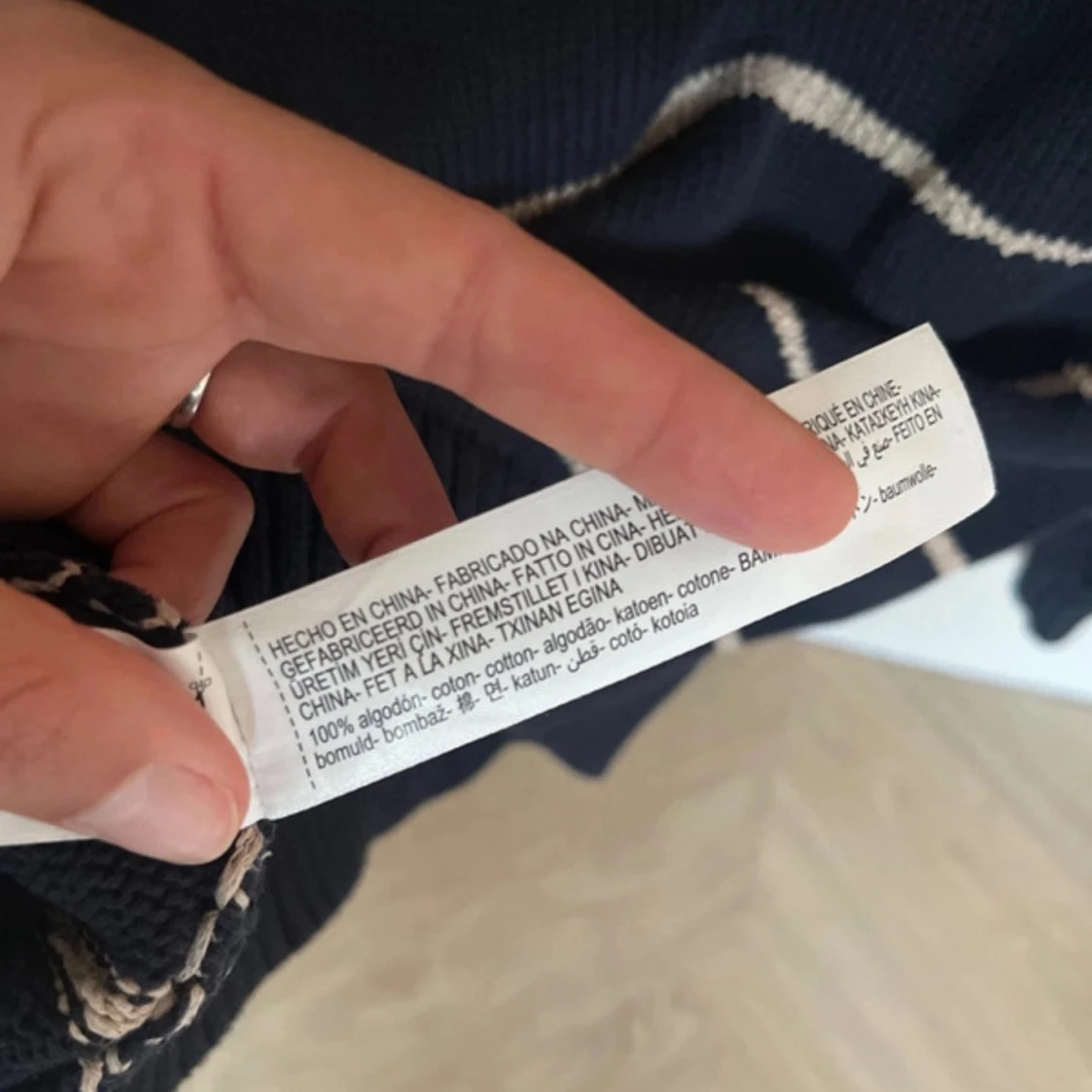 Massimo dutti randig tröja  - 90