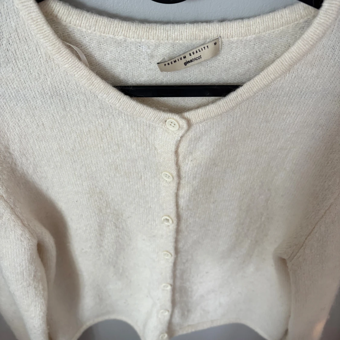 Vit kofta från Gina Tricot, M - 2