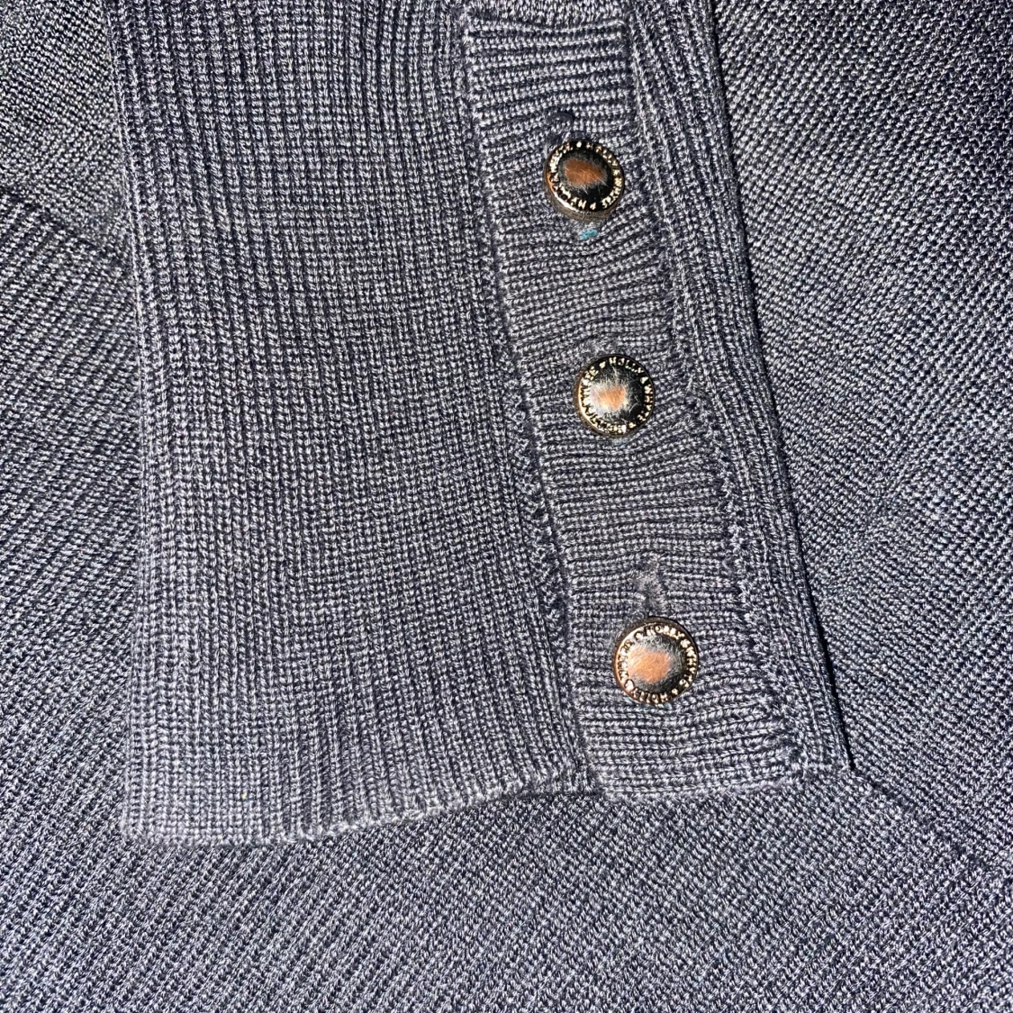 Mörkgrå fin stickad tröja Holly & Whyte - 3