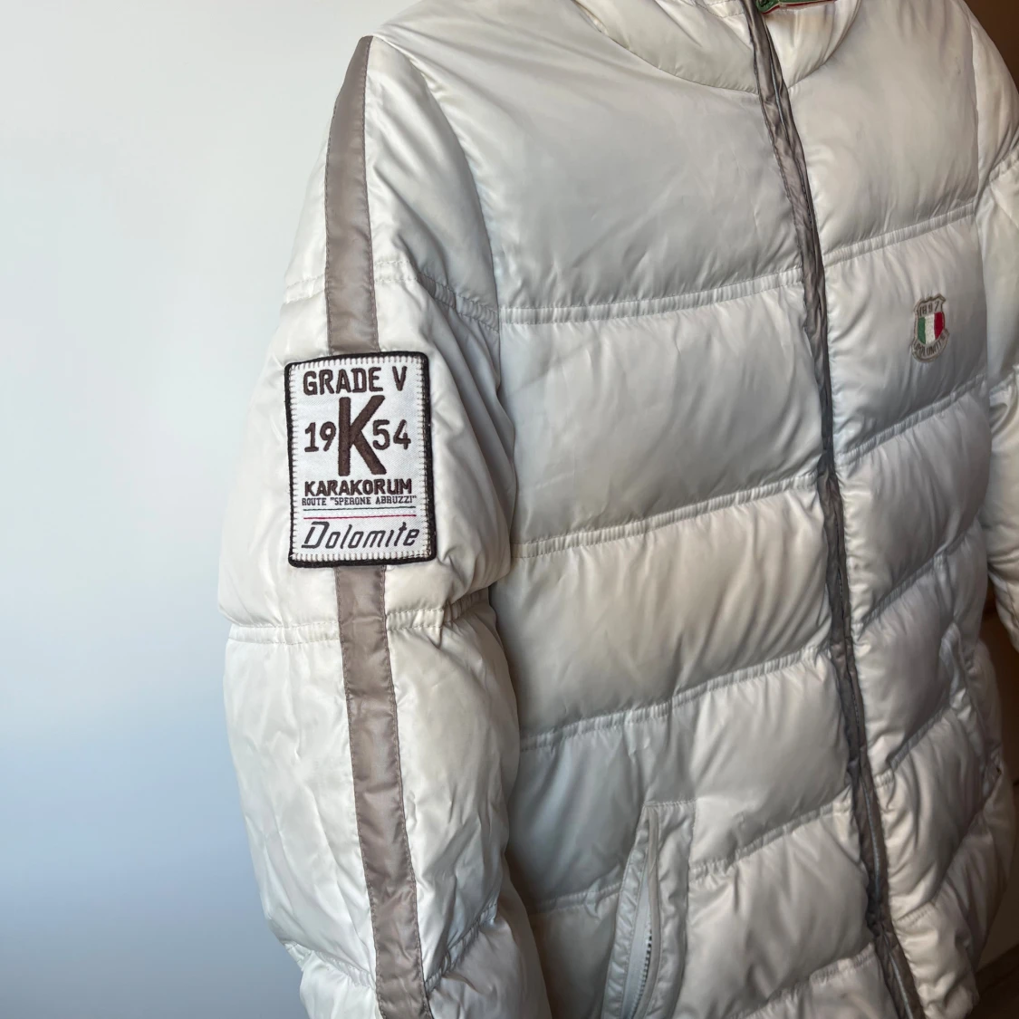 Vit pufferjacka från Dolomite jacka  - 1