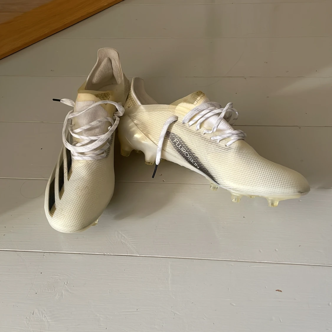 Adidas vita fotbollsskor med snörning - 3