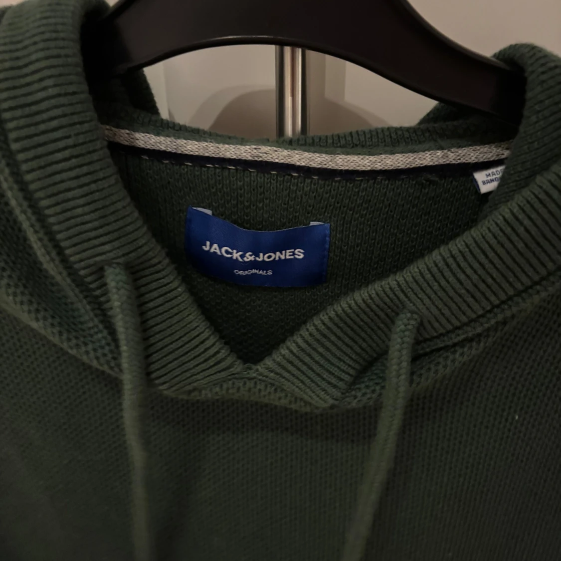 Grön stickad hoodie från Jack & Jones - 2