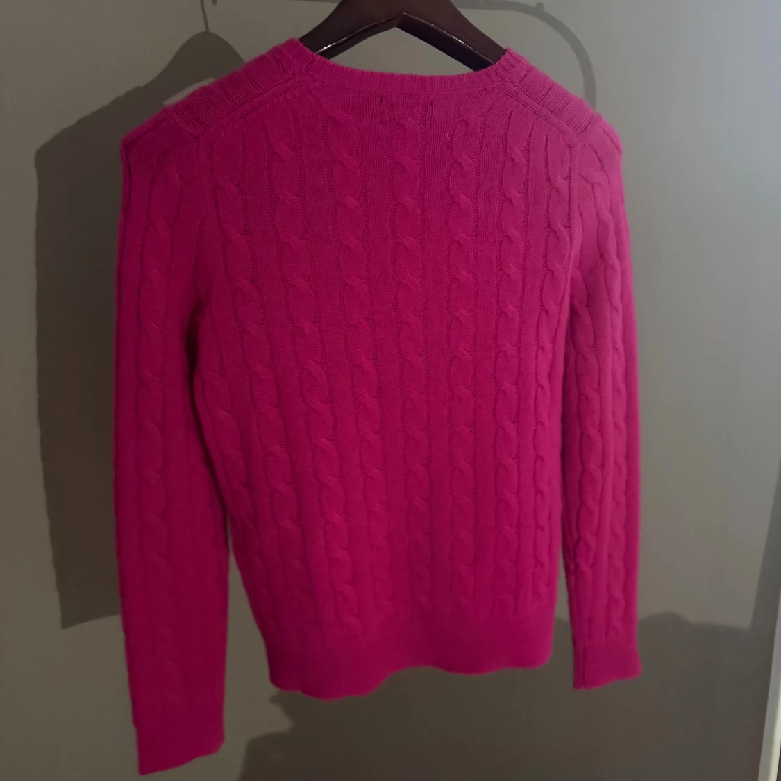 Rosa kabelstickad cashmere tröja Polo Ralph Lauren - 2