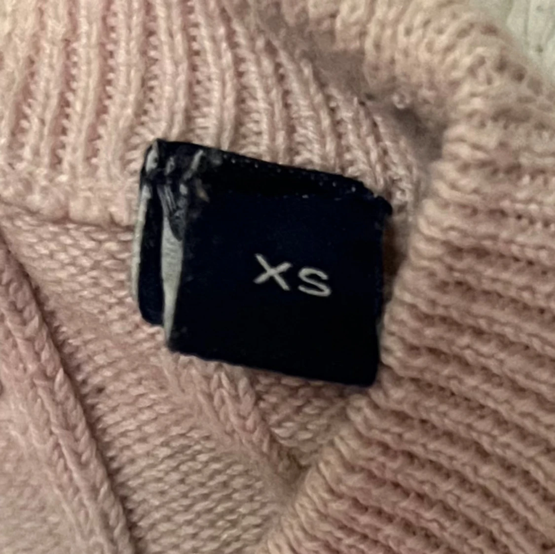 Ljusrosa kabelstickad tröja Gant XS - 2