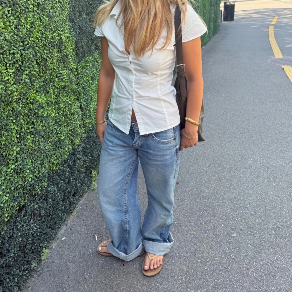 Zara Mid Rise Straight