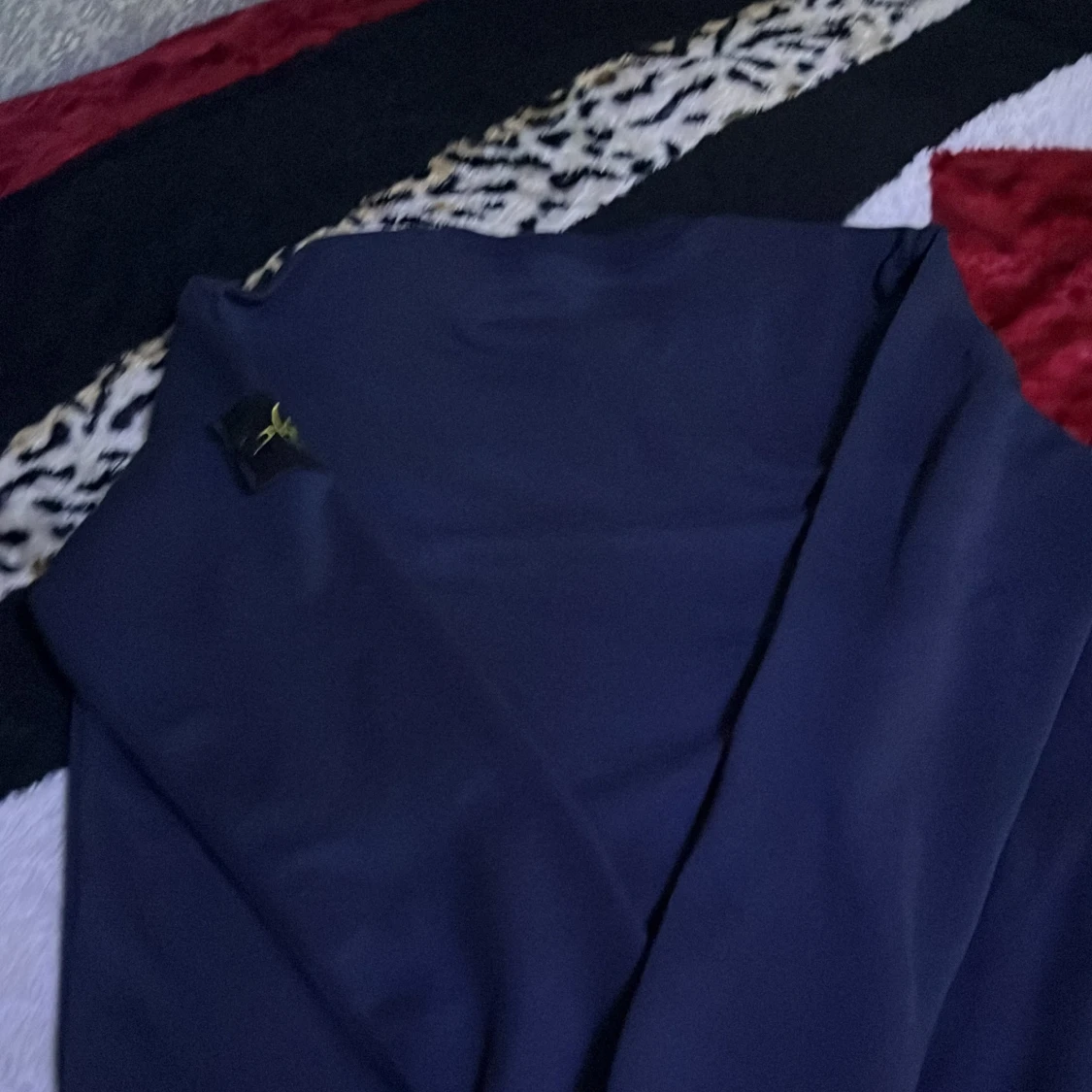 Mörkblå Stone Island sweatshirt - 1