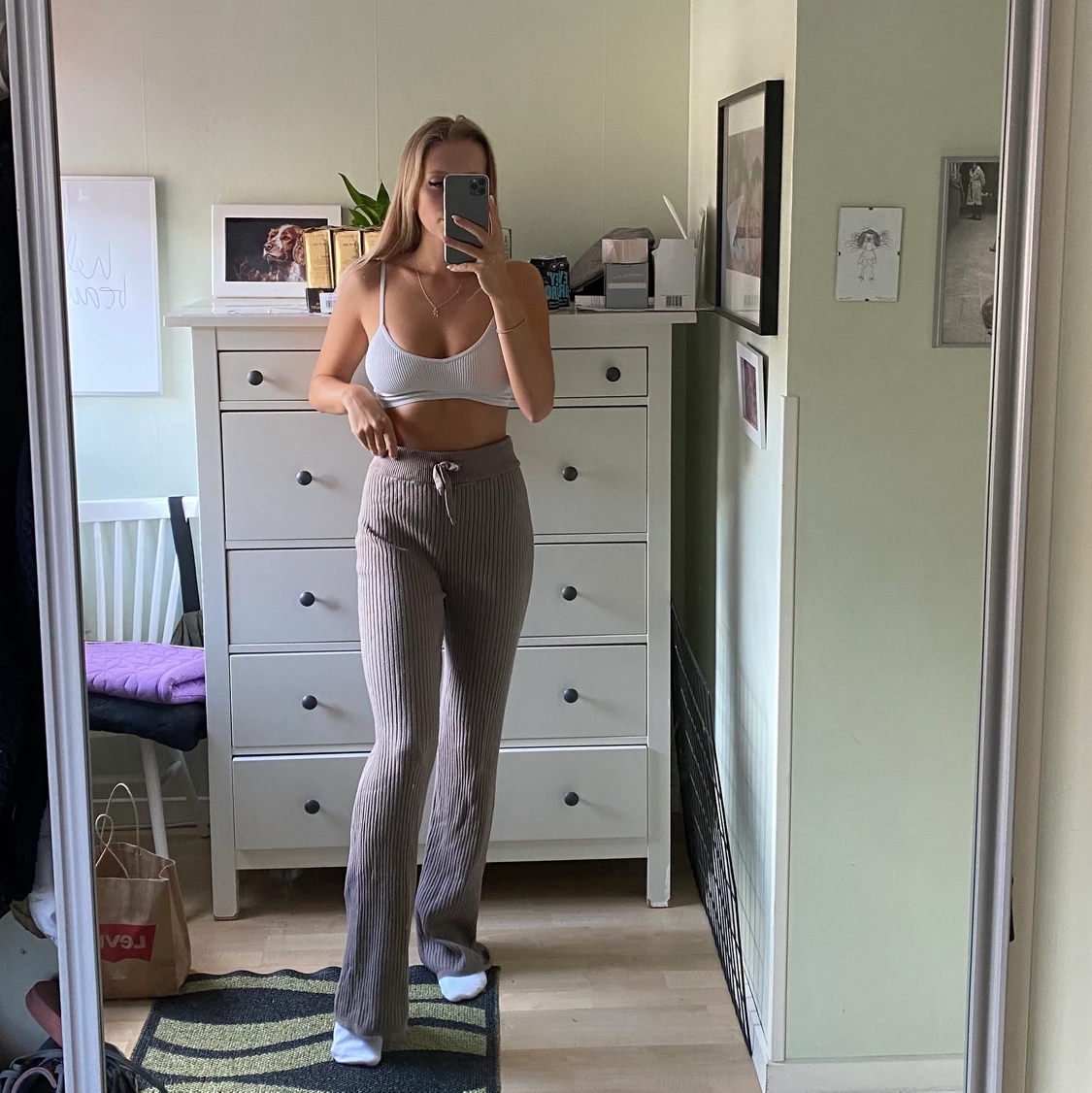 Ribbade mjukisbyxor ifrån LXA 