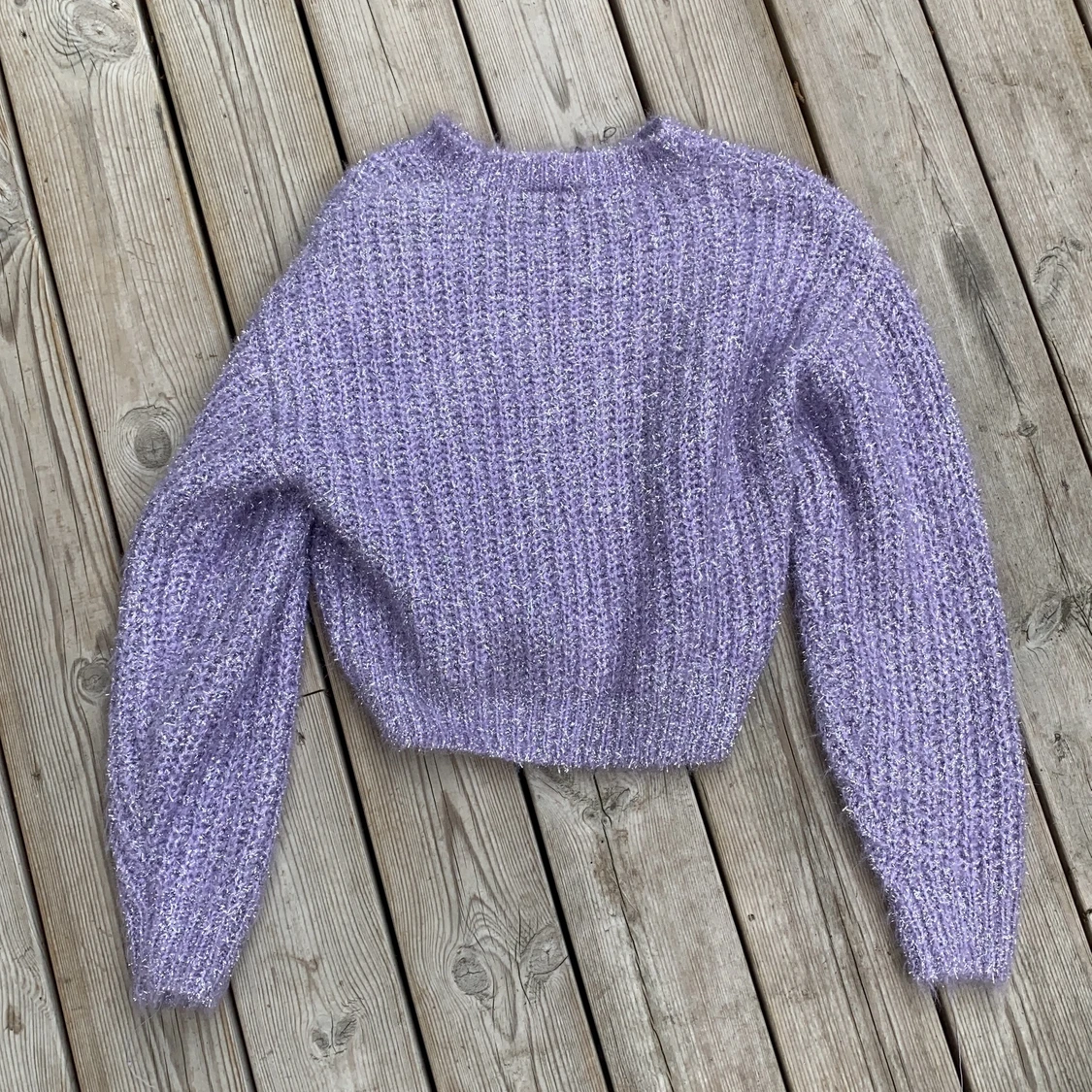 Lila glitter tröja - 91