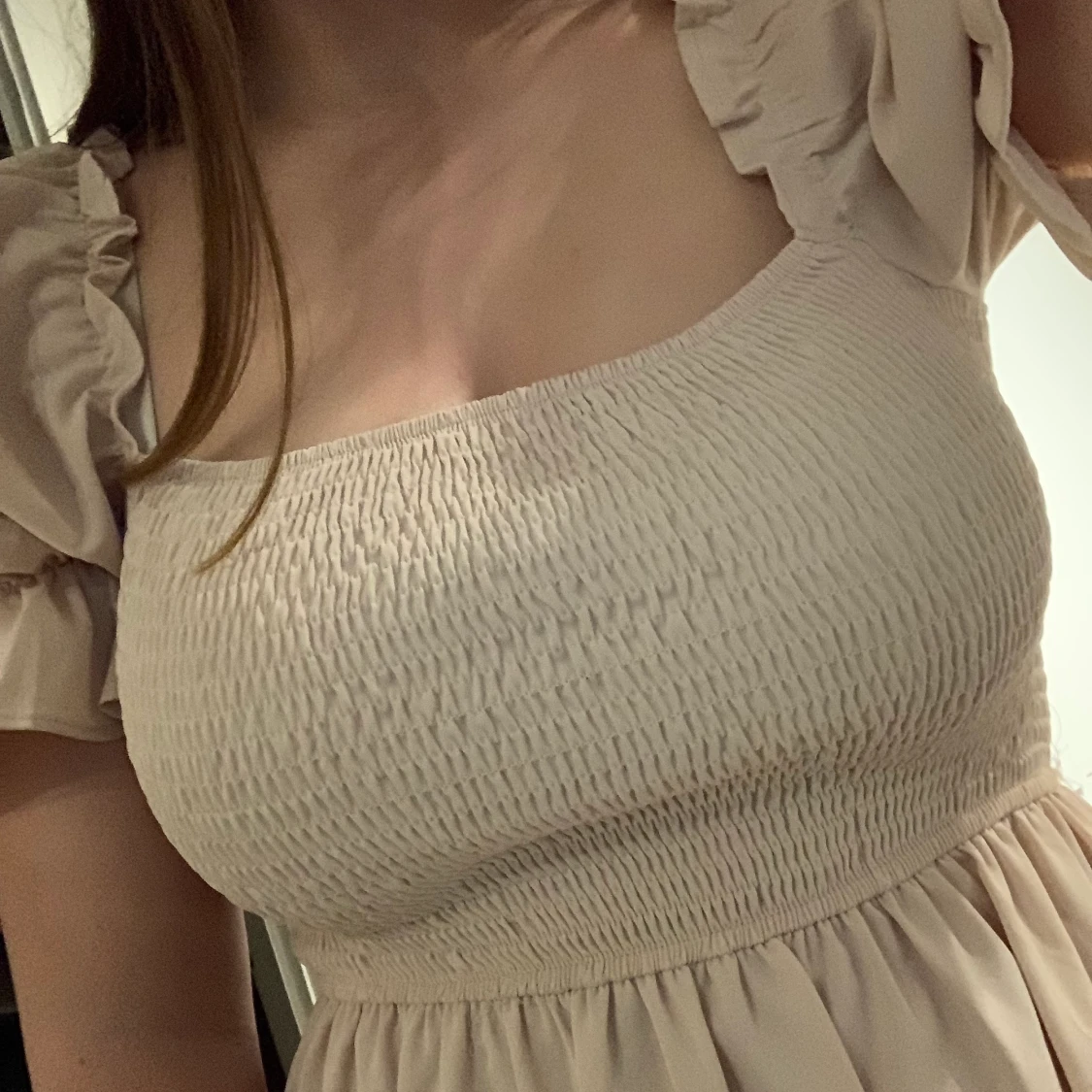 Beige klänning - 90